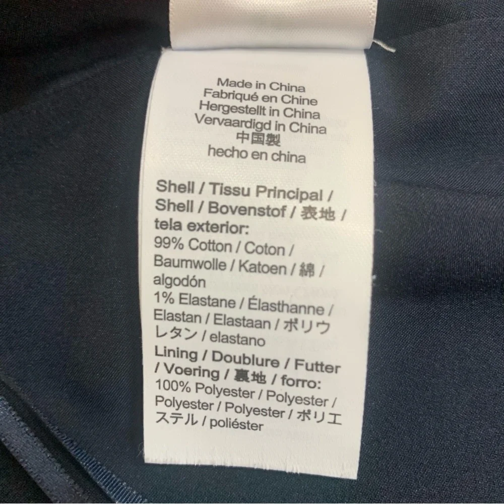 J.CREW J.Crew Navy Blue Corduroy Mini Skirt Size 0.